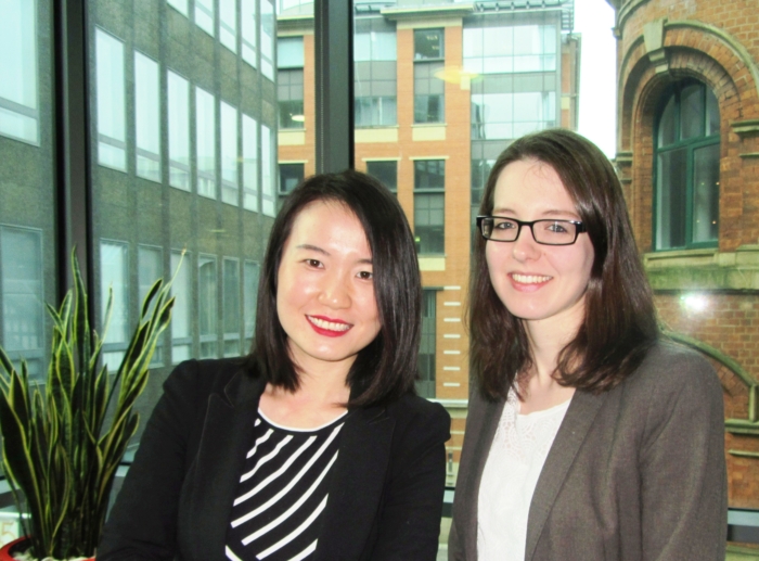 DTZ's Aileen Wu and Daniela Sperber
