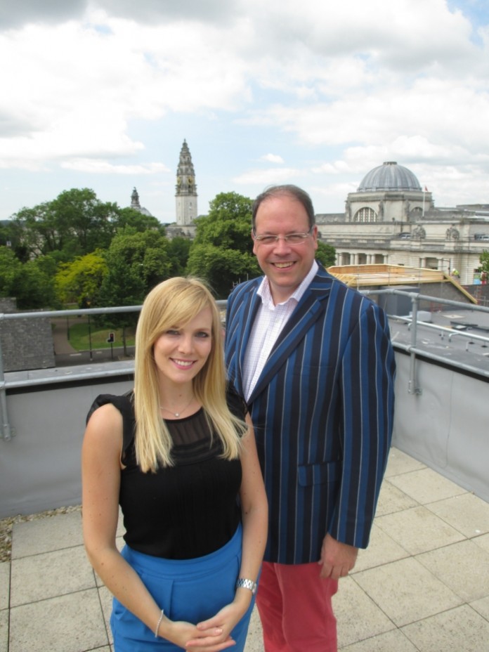 Kate Simpson of LSH with James Groombridge of Acorn