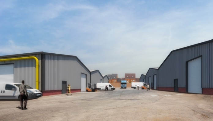 Computer Generated Image Red Mill Trading Estate, Wednesbury 1015