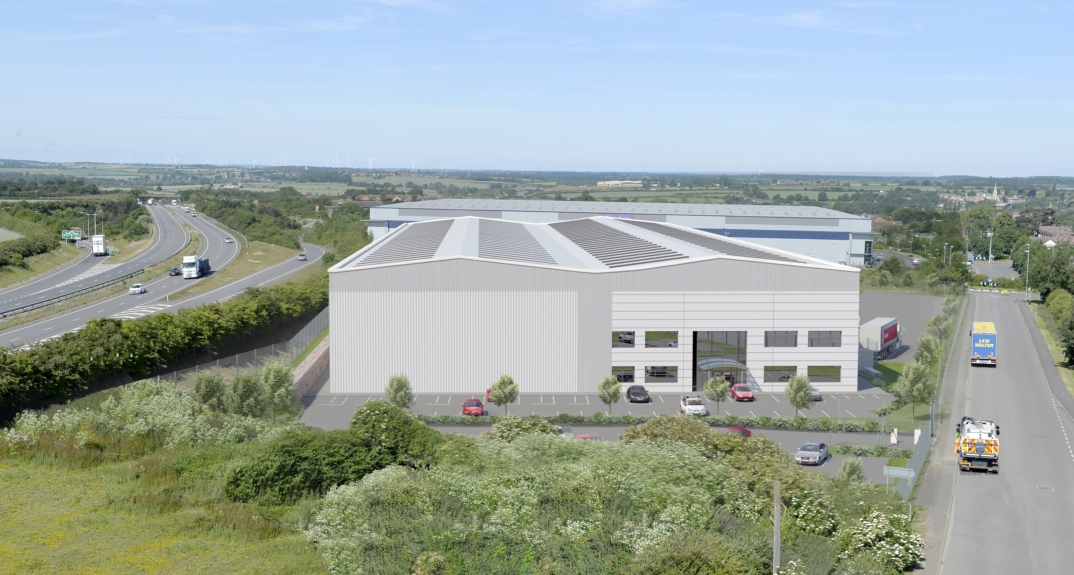 Construction begins on 103,000 sq ft speculative warehouse in Thrapston
