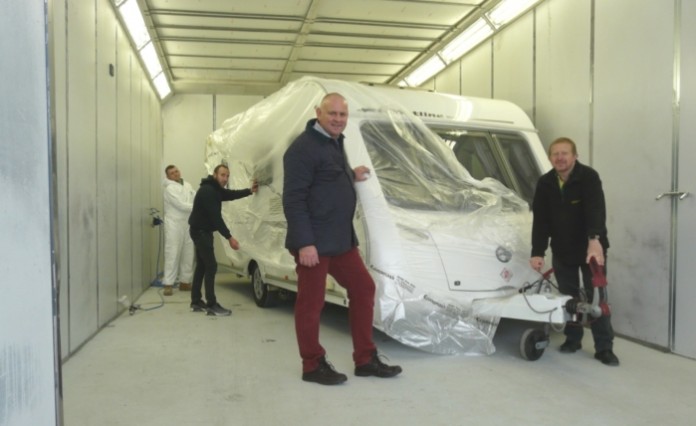 Newport Caravans booth sm