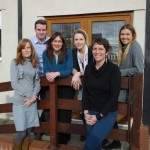 Image 1 – staff from Plum Communications & PR outside their office in Bleadon, Somerset Jan 2016