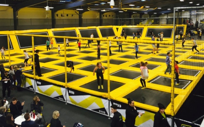 Go Air Trampoline Park at the former Britvic and SA Brain distribution w...