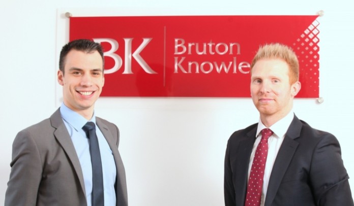 L-R- Luke Voce and Tom Burton