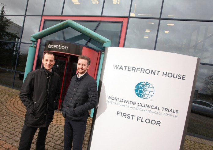 L - R Scott Osborne of Innes England and Mark Tomlinson of FHP MEDIA