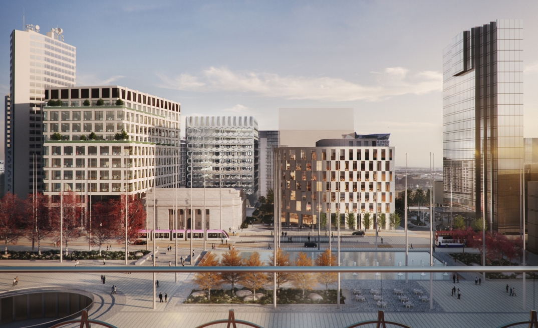 Third building unveiled at Birmingham’s landmark Arena Central