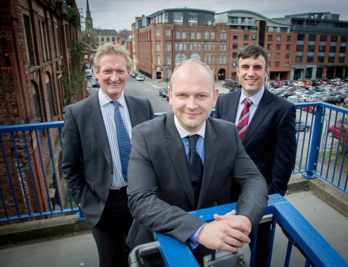 Fusion appointment l-r Steven Jelfs, Michael Stephenson, Gavin Stephens