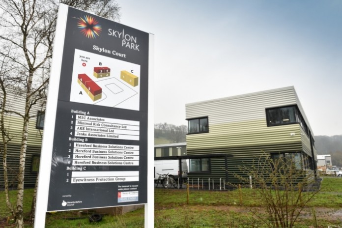 Skylon Court, the new development on the Hereford Enterprise Zone, that is now fully occupied