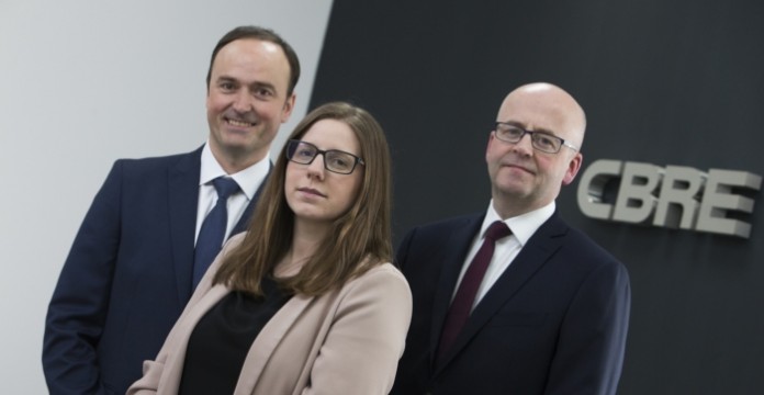 CBRE BCD Ian Plender Amie Owen & Roddy Morrison