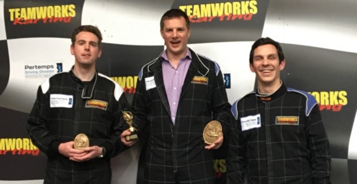 L-R Richard Williams, Ben Truslove, Kelvin Craddock