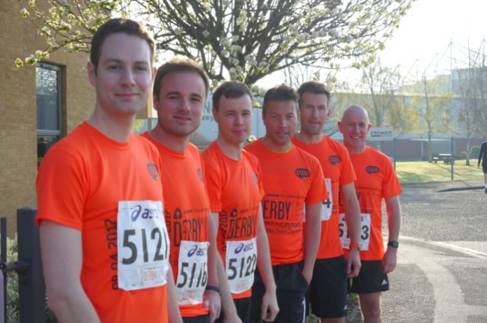 L to R - John Hartshorne, Matt Howson, Joe Cable, Nick Hosking, Mike Thorne and Phil Glenn