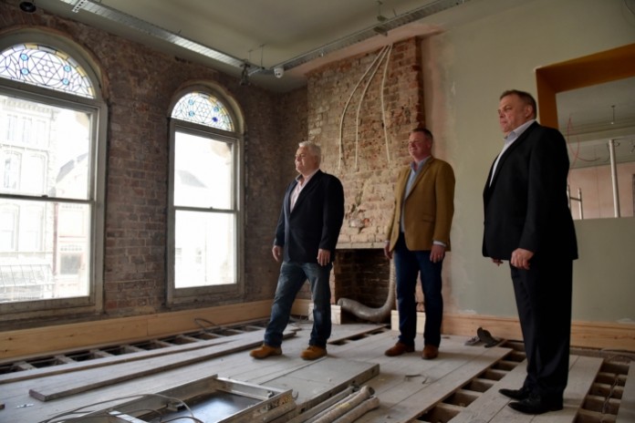 Simon Little, Craig Davies and Nick Newman of The Philharmonic