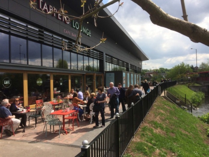 Loungers Unit at the new Riverside leisure development in Kidderminster.
