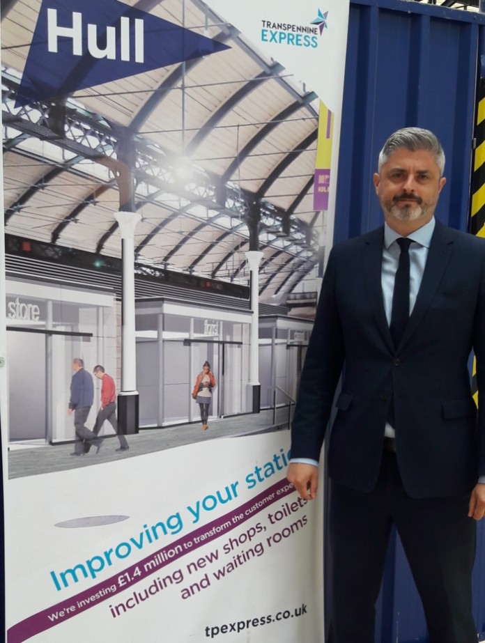 Dan Hodge at Hull Station