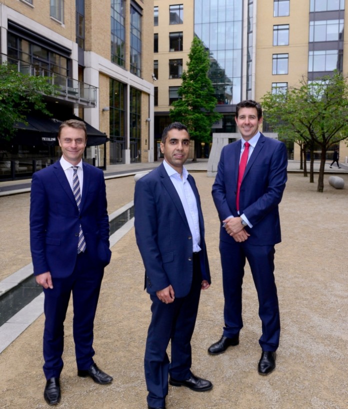 L-R Charles Toogood, Raj Rajput, Ben Thacker