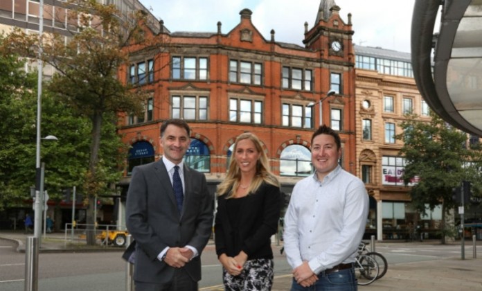 L-R Robin Tarling, Laura Jardine and Alex Tebbs