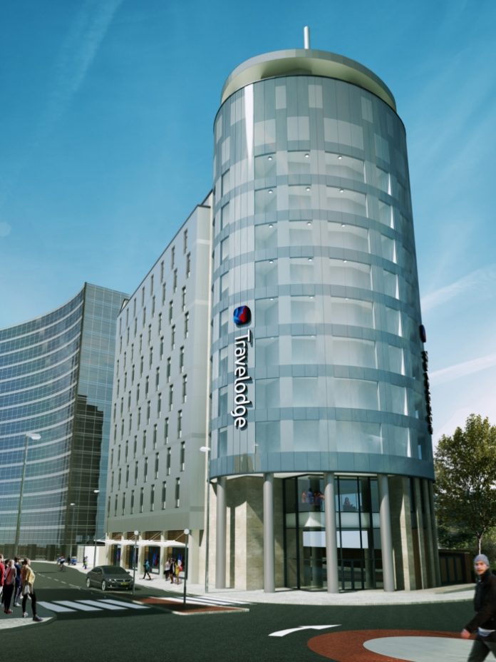 CGI of Travelodge Portsmouth