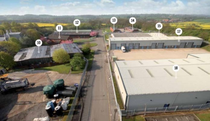 Amber Business Centre - Aerial