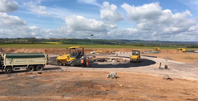 Bridgwater Gateway infrastructure roundabout 2