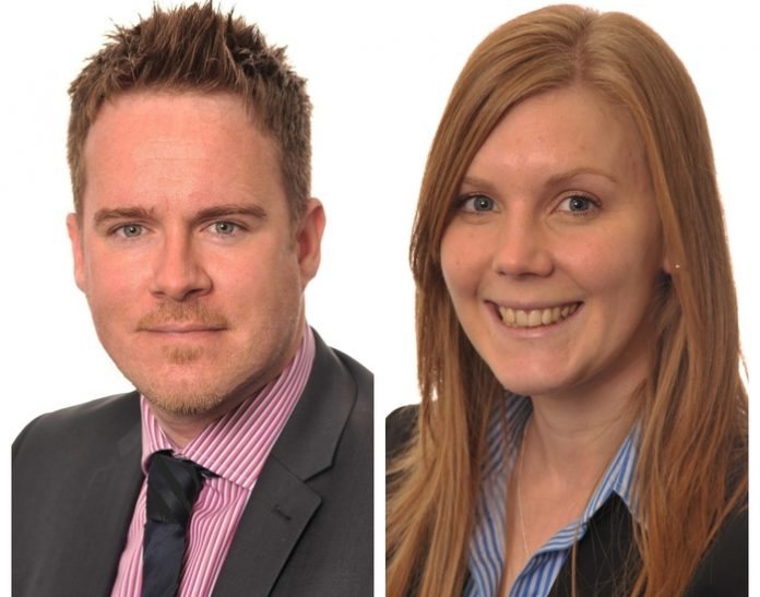 Matthew Walker (left) and Gemma Constantinou (right)