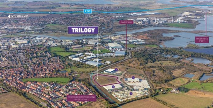 Plot 3 at Eurolink Business Park in Sittingbourne, Kent has been acquired from Trenport Investments for £2.25 million by Barwood Capital