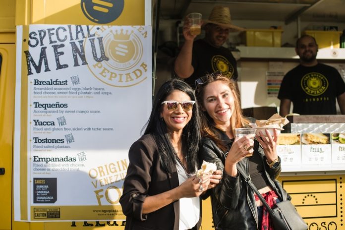 Revellers at another DEPOT street food event, last year