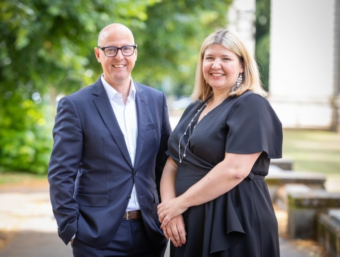 Browne Jacobson's Head of its Cardiff office Tim Edds and partner and Executive for Wales Laura Hughes USE