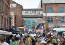 Record sales continue at Gloucester Quays, as it begins 15th anniversary celebrations