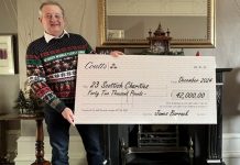 Barrack Charitable Trust donates £42,000 to support 23 charities across Scotland