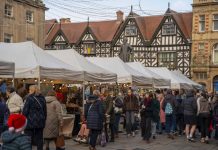 Record-breaking footfall figures for Shrewsbury in run-up to Christmas