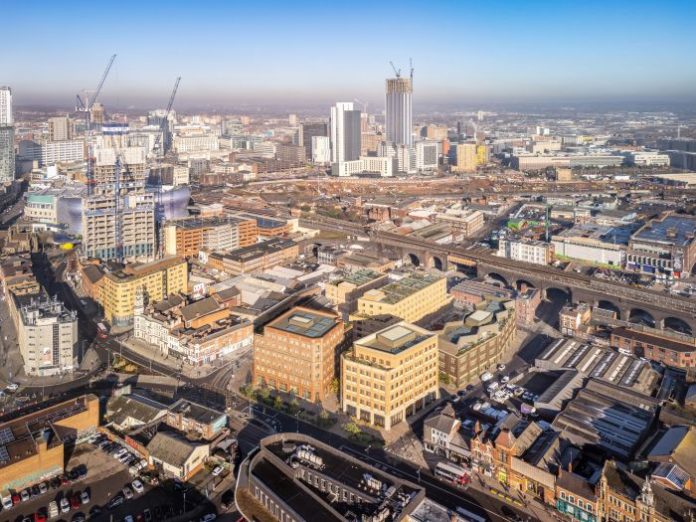 Green light for Hartwell’s £100 million Phoenix Yard regeneration plans for former ironworks site in Digbeth - aerial CGI