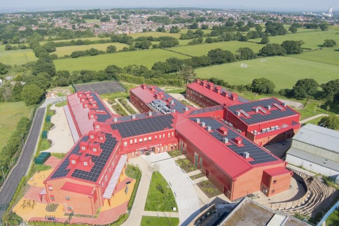 Mynydd Isa Campus Aerial