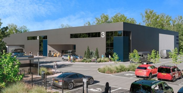 Work starts - Padrock is building a 210,000 sq ft urban multi-let industrial and logistics development in Leyton (CGI of development shown) - credit Eighty