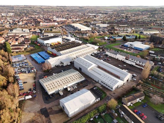 Aerial view of Autumn Park Grantham - Eddisons Lincoln - January 2026