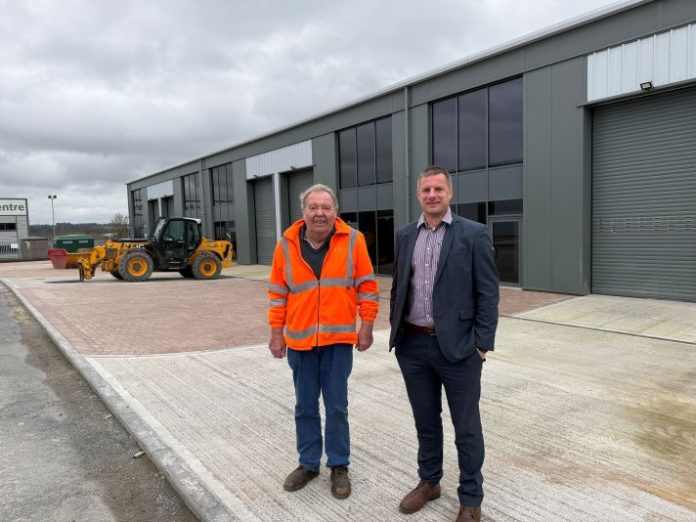 John Truslove - John Horgan, director of Horgan Homes & Developments Ltd with Ben Truslove