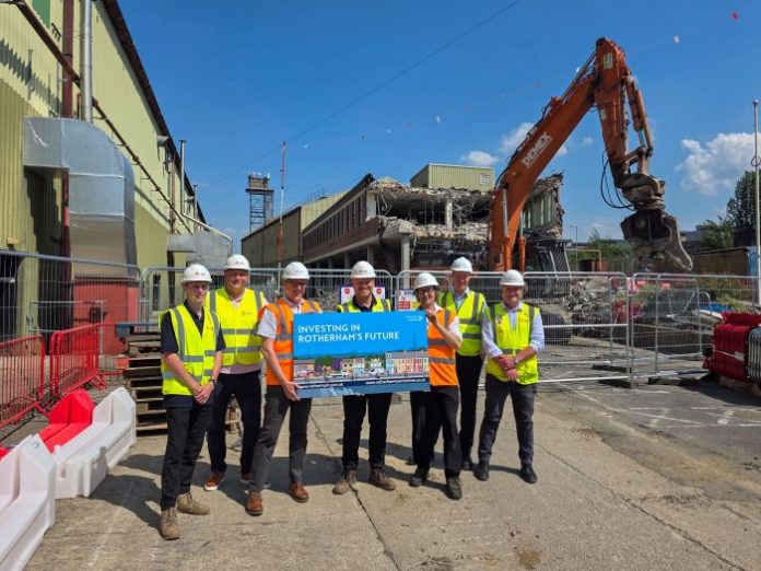 Templeborough Groundbreaking_HBC, Rotherham Council and Magna_2