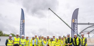 Steelwork takes shape at 192,000 sq ft industrial and logistics development in Aylesbury