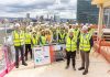 GMI and Bywater mark topping out of landmark low-carbon Manchester office development