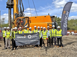 Glencar starts piling on final build phase of Pure DC’s £1bn+ Brent Cross data centre campus
