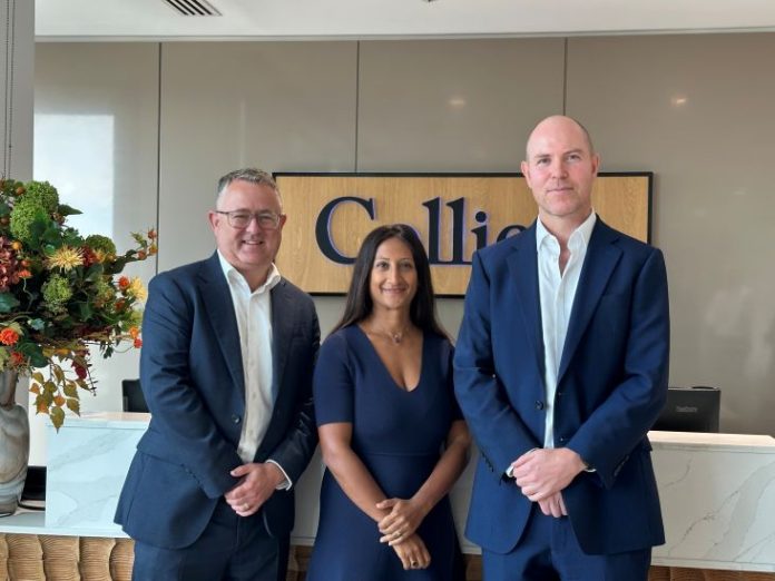 Martyn Munford, Prina Shah and Alistair Johnstone; Central London Valuations team at Colliers