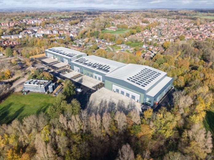 Sustainable scheme - Audio Park in Southwater (pictured) is a 104,000 sq ft urban logistics development